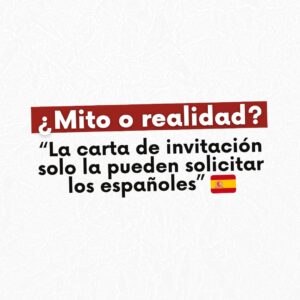Carta de invitación a España